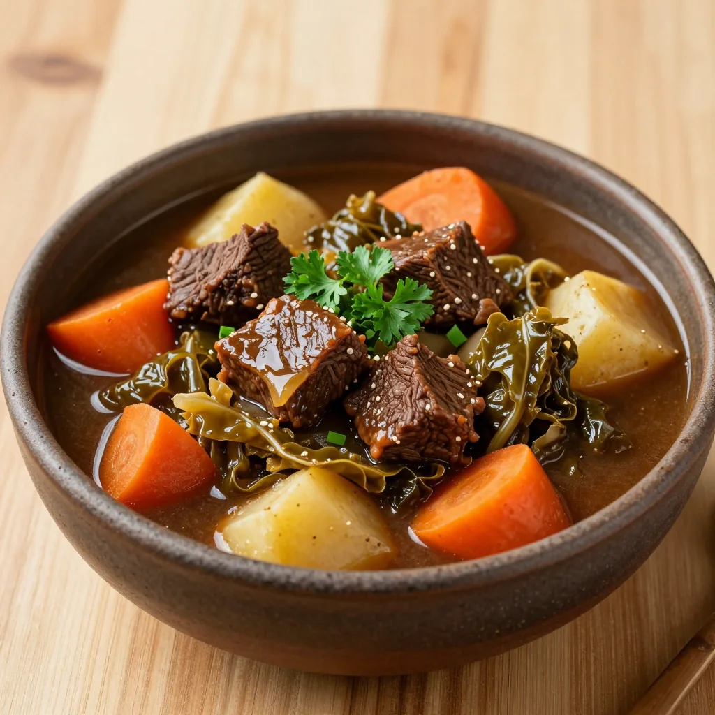 Hearty Beef and Cabbage Stew for a Cold January Night