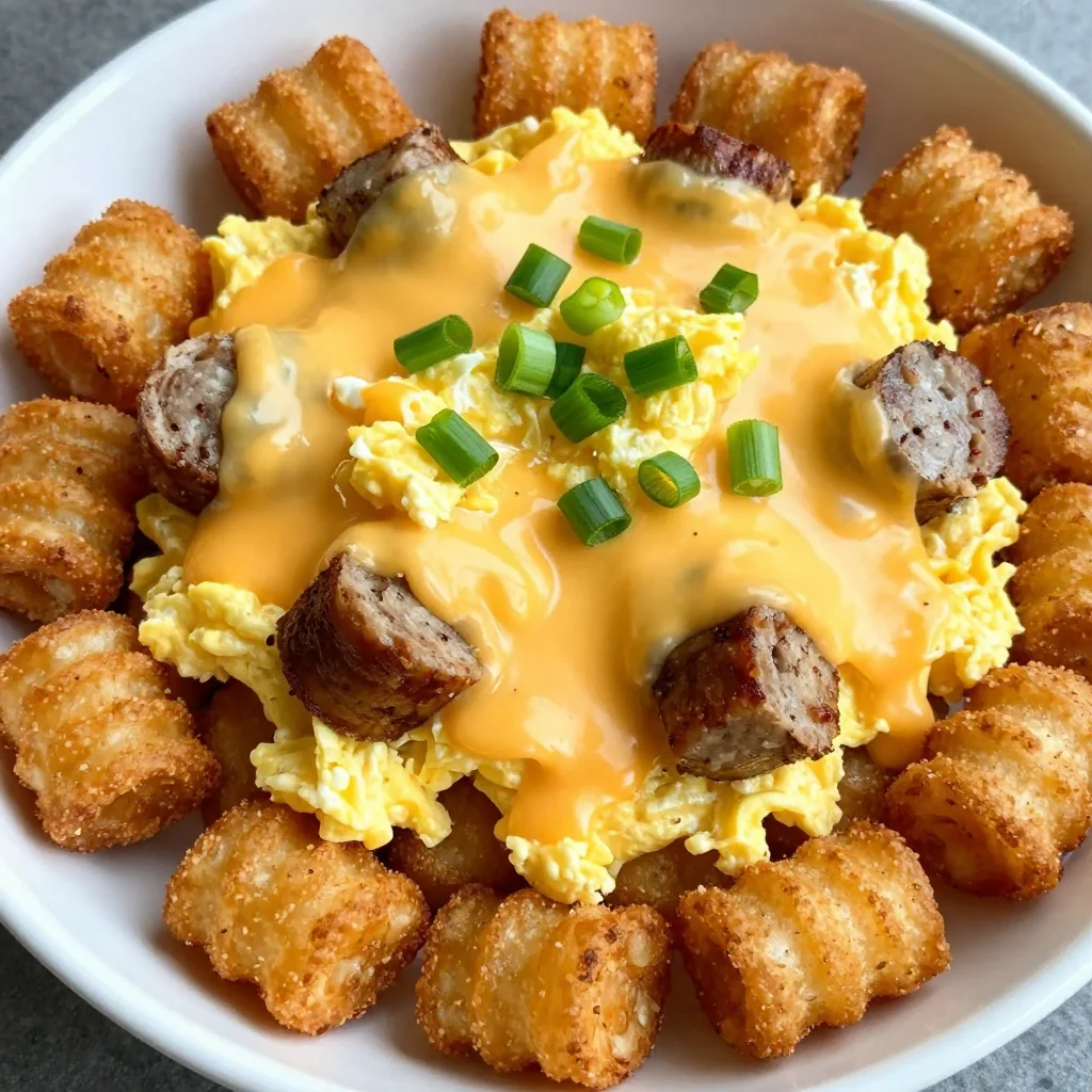 Kid-Friendly Breakfast Casserole with Tater Tots