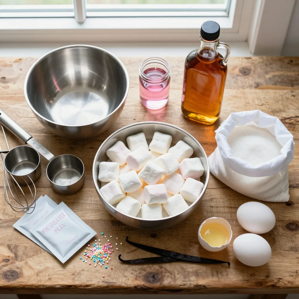 Ingredients for Peeps Marshmallows