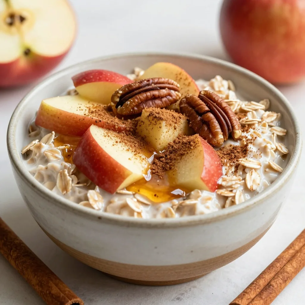 New Year's Day Apple Cinnamon Overnight Oats