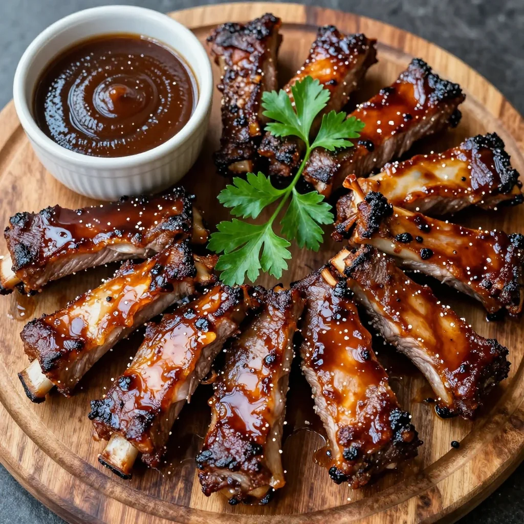 MLK Day BBQ Ribs with a Sticky Homemade Sauce