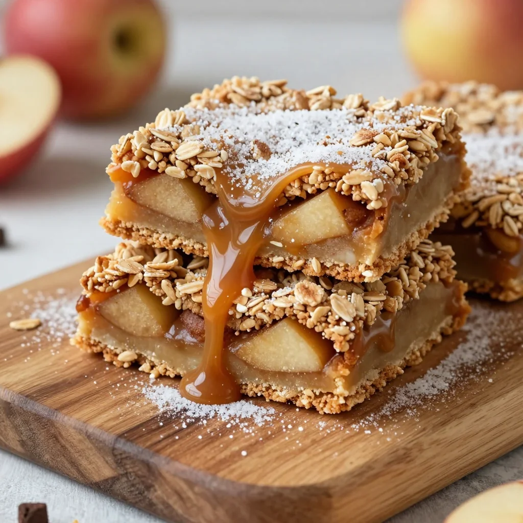Indulgent Salted Caramel Apple Pie Bars for Winter