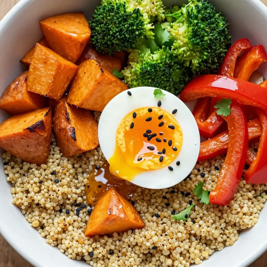 New Year Reset Quinoa Bowl With Roasted Vegetables