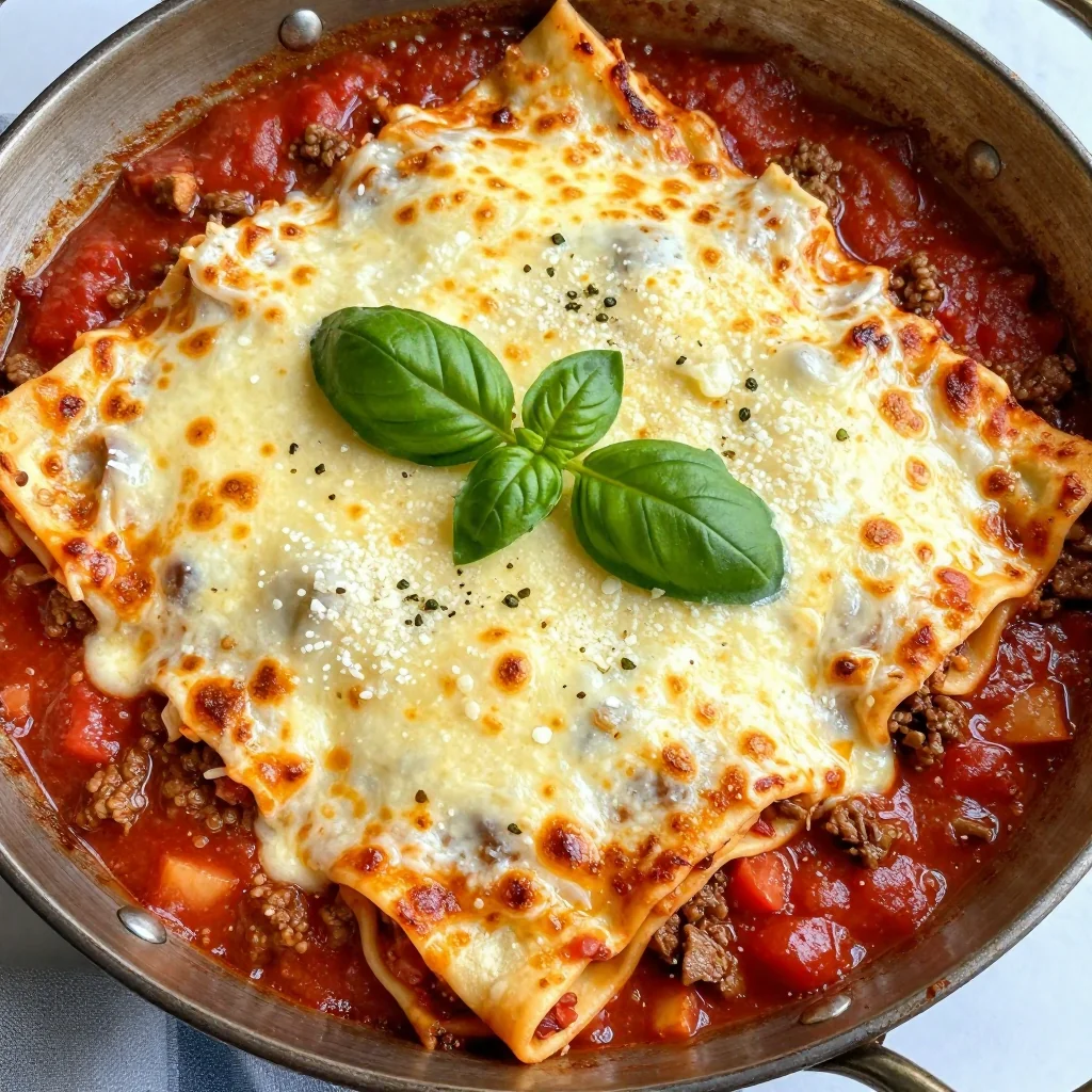 Easy One Pot Lasagna for Busy Weeknight Family Dinners