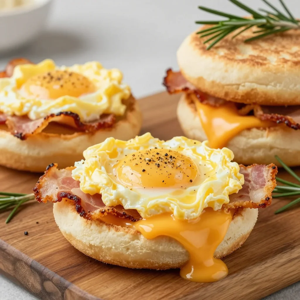 Freezer Breakfast Sandwiches for New Year's Resolutions