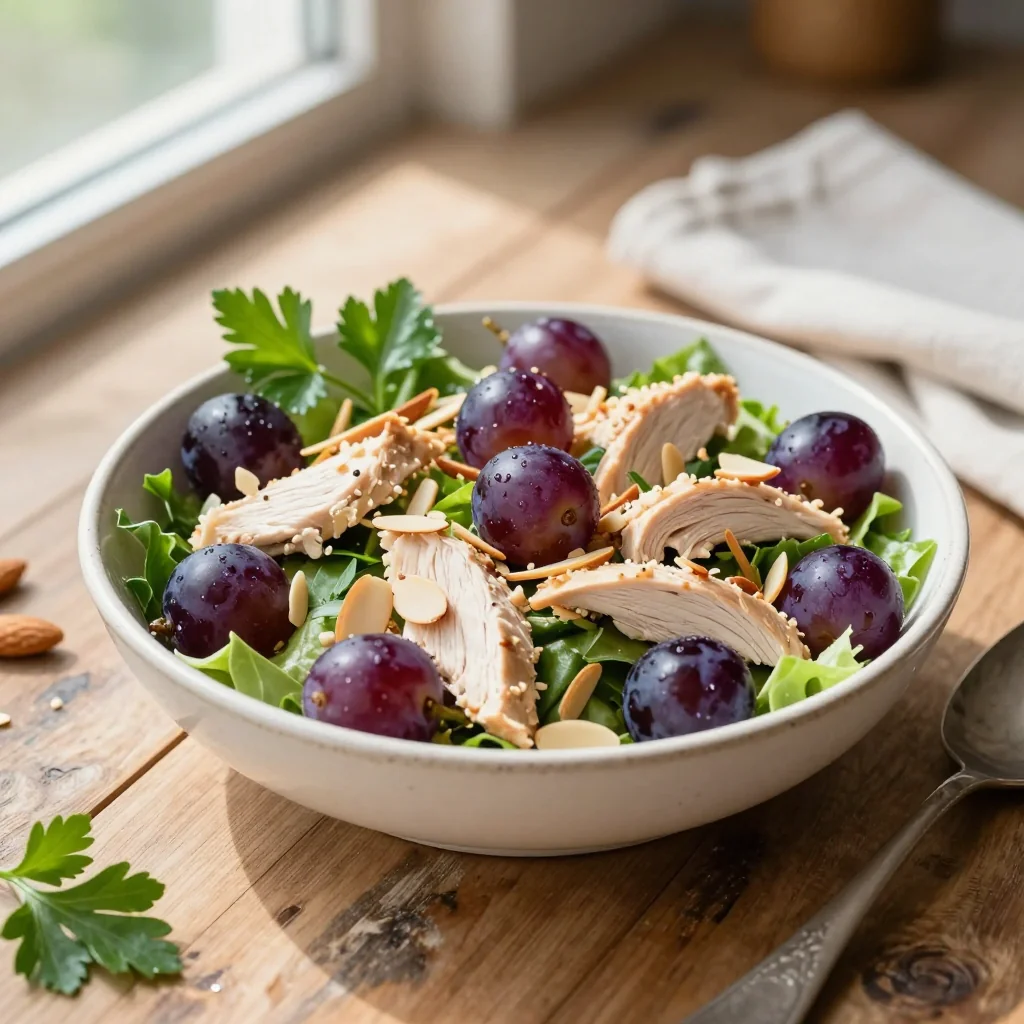 Chicken Salad with Grapes and Almonds