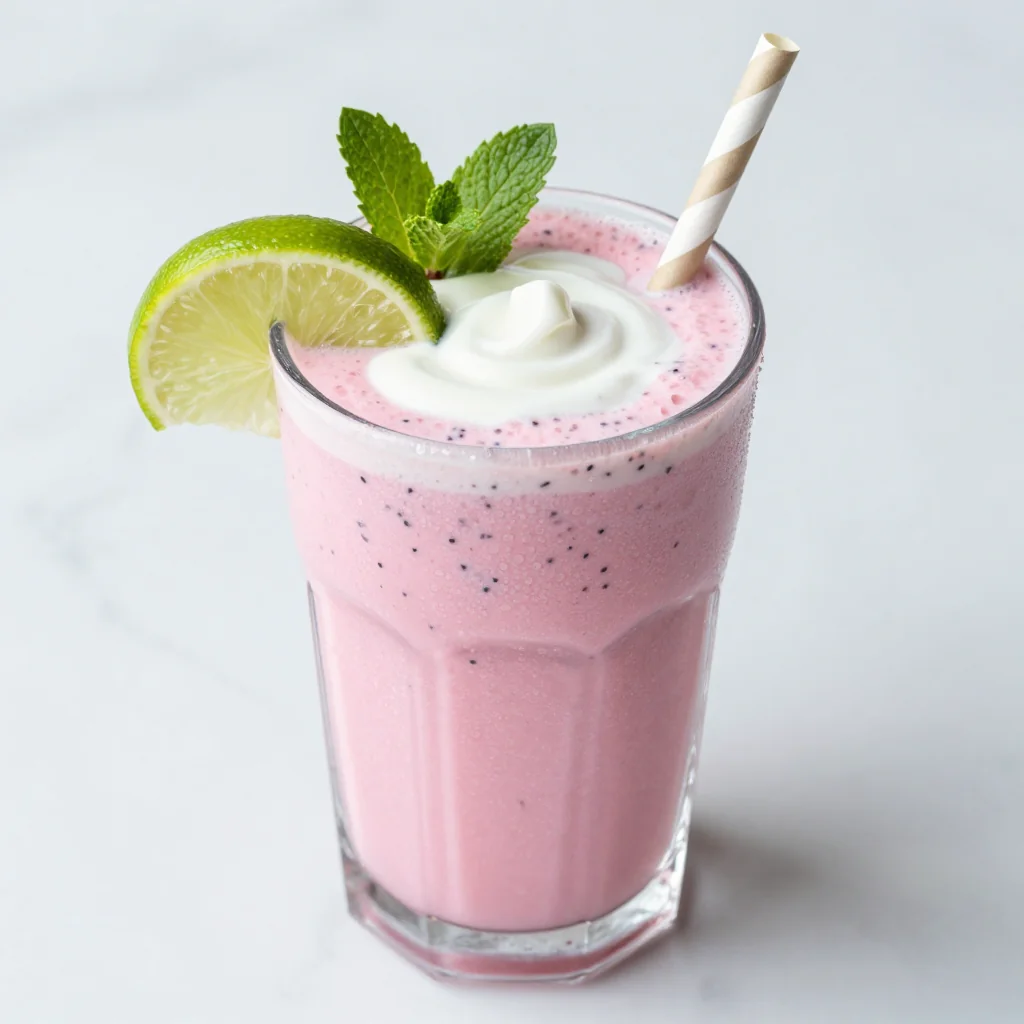 New Year Reset Watermelon And Lime Smoothie