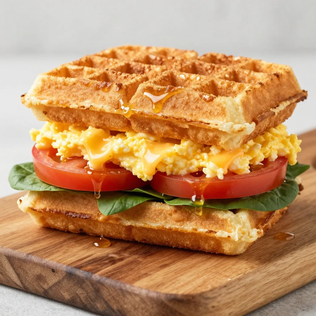 Freezer-Friendly Breakfast Waffle Sandwich