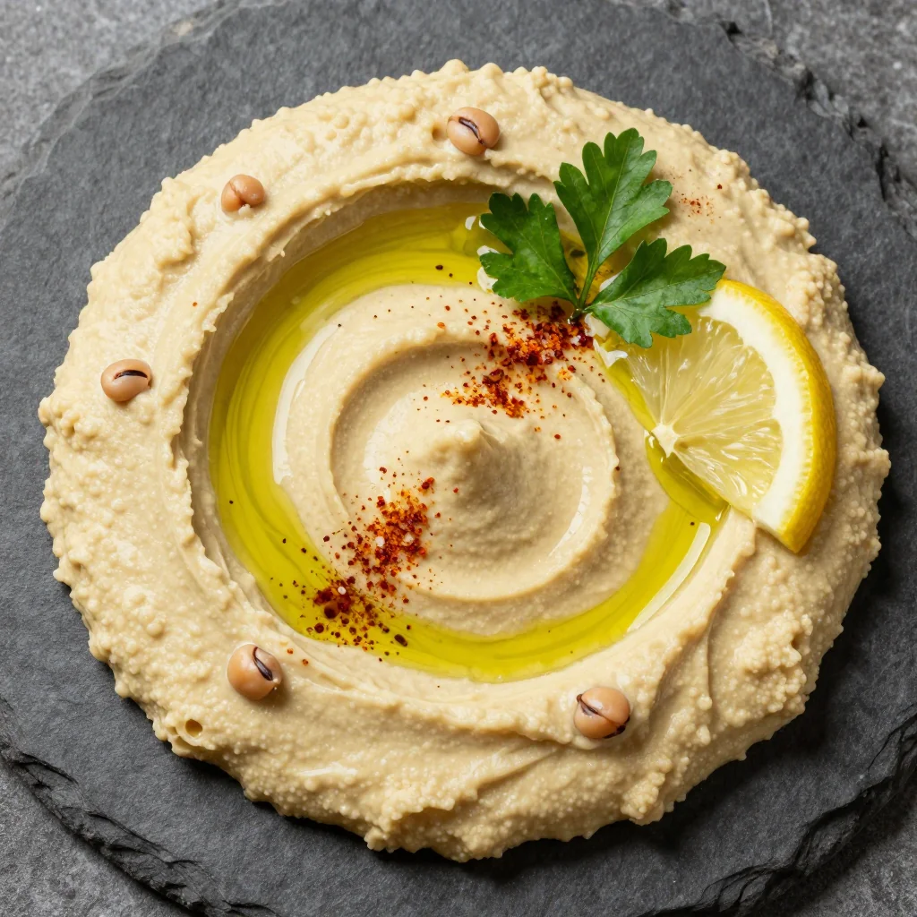 New Year's Day Black Eyed Pea Hummus For A Healthy Snack