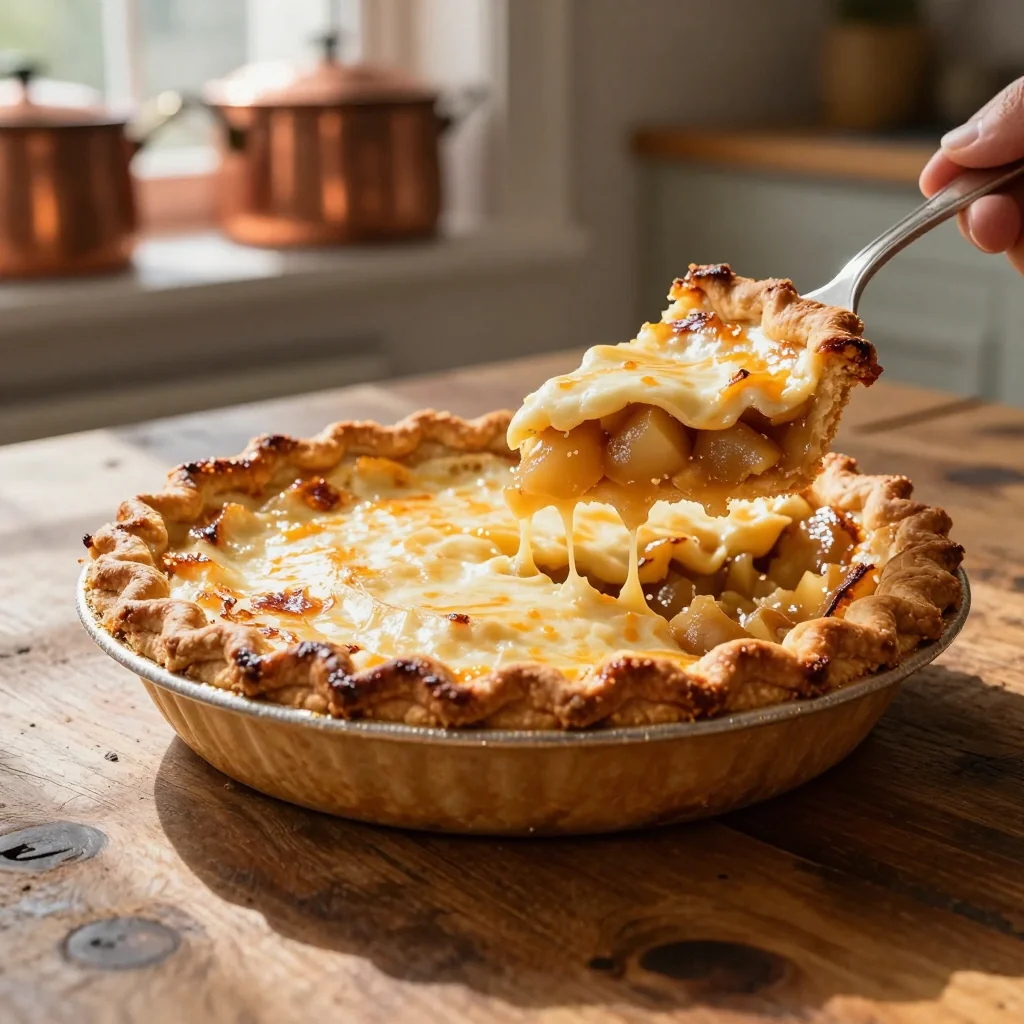 Apple Pie with Sharp Cheddar Cheese Crust