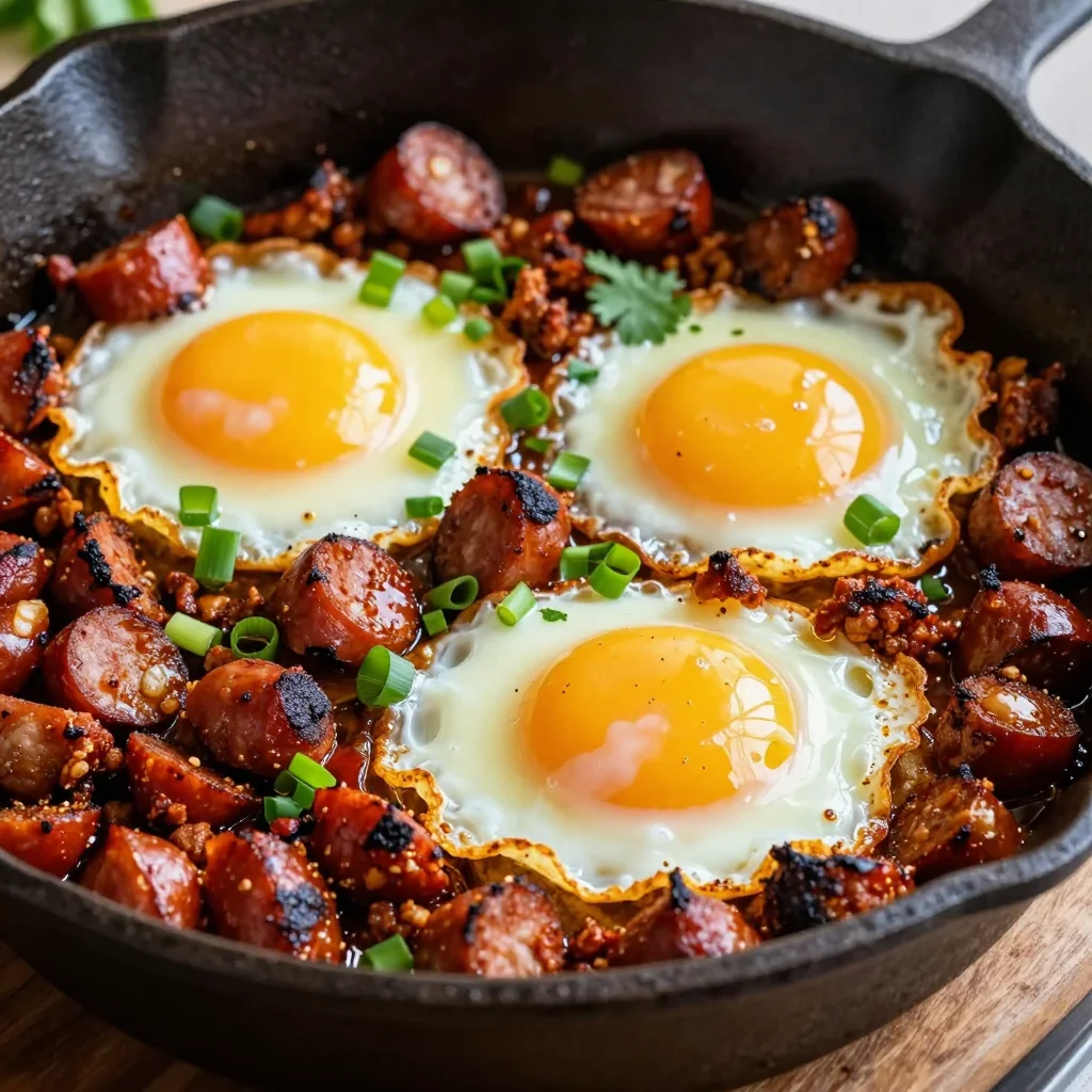 Spicy Chorizo and Egg Skillet for Clean Eating