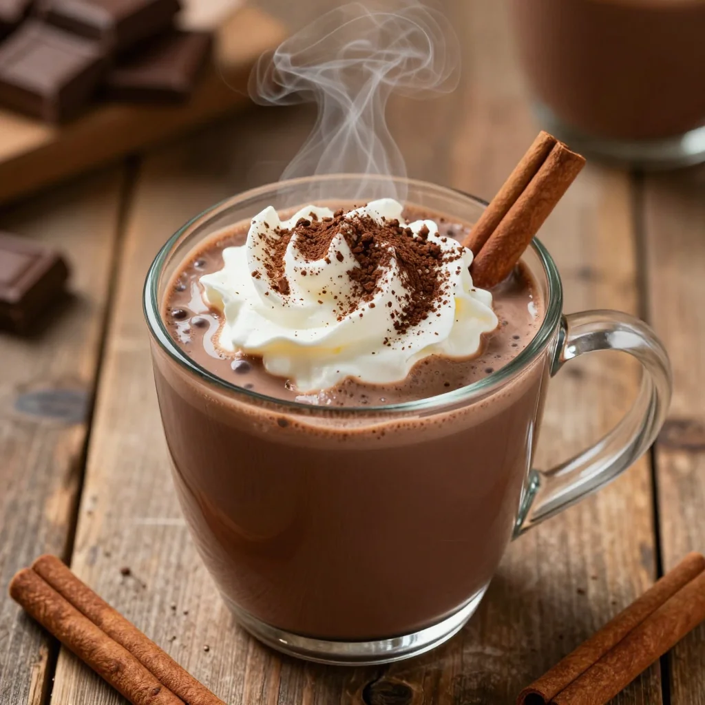 Warm Protein Hot Cocoa with Collagen for Winter