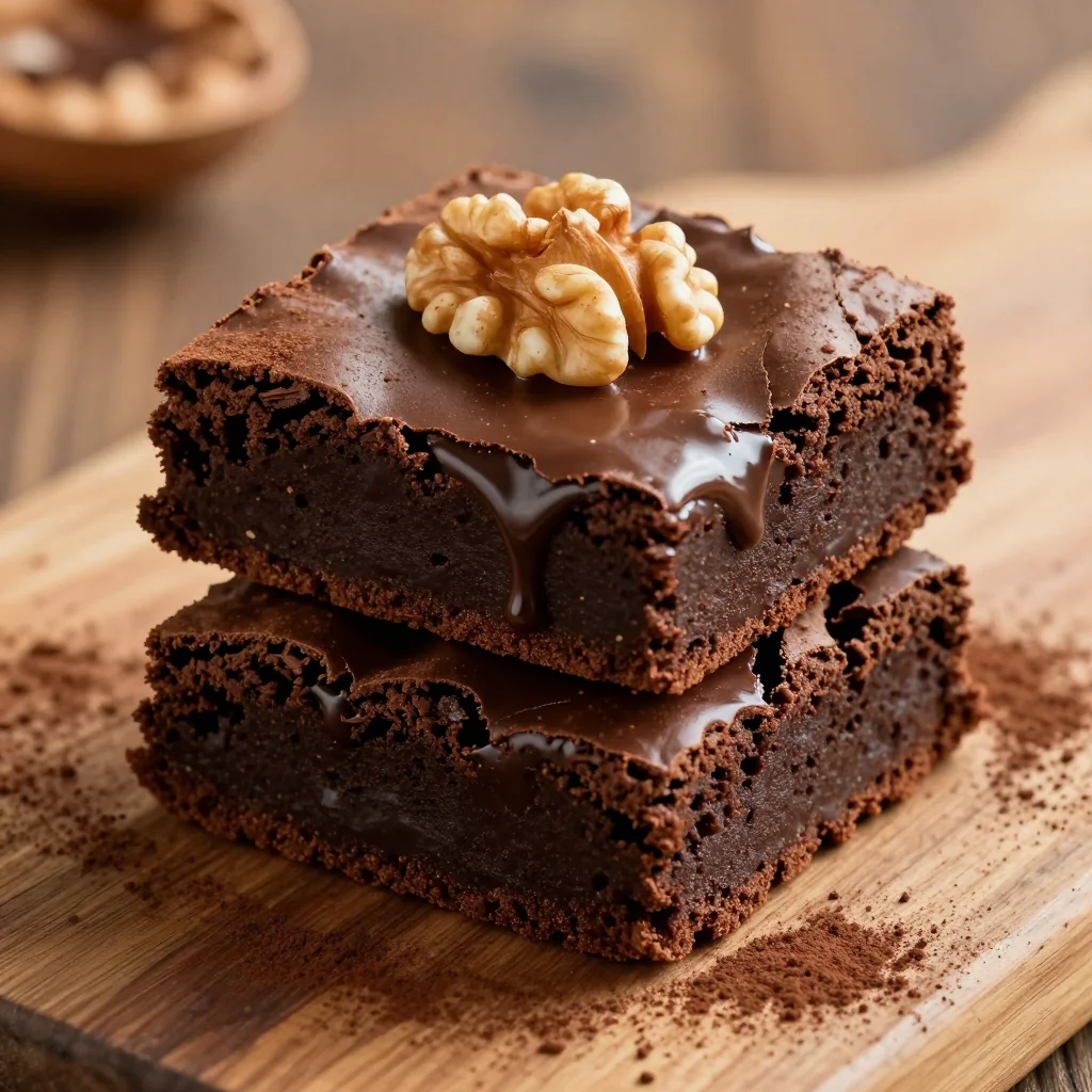 Fudgy Brownies from Pantry Ingredients for Dessert
