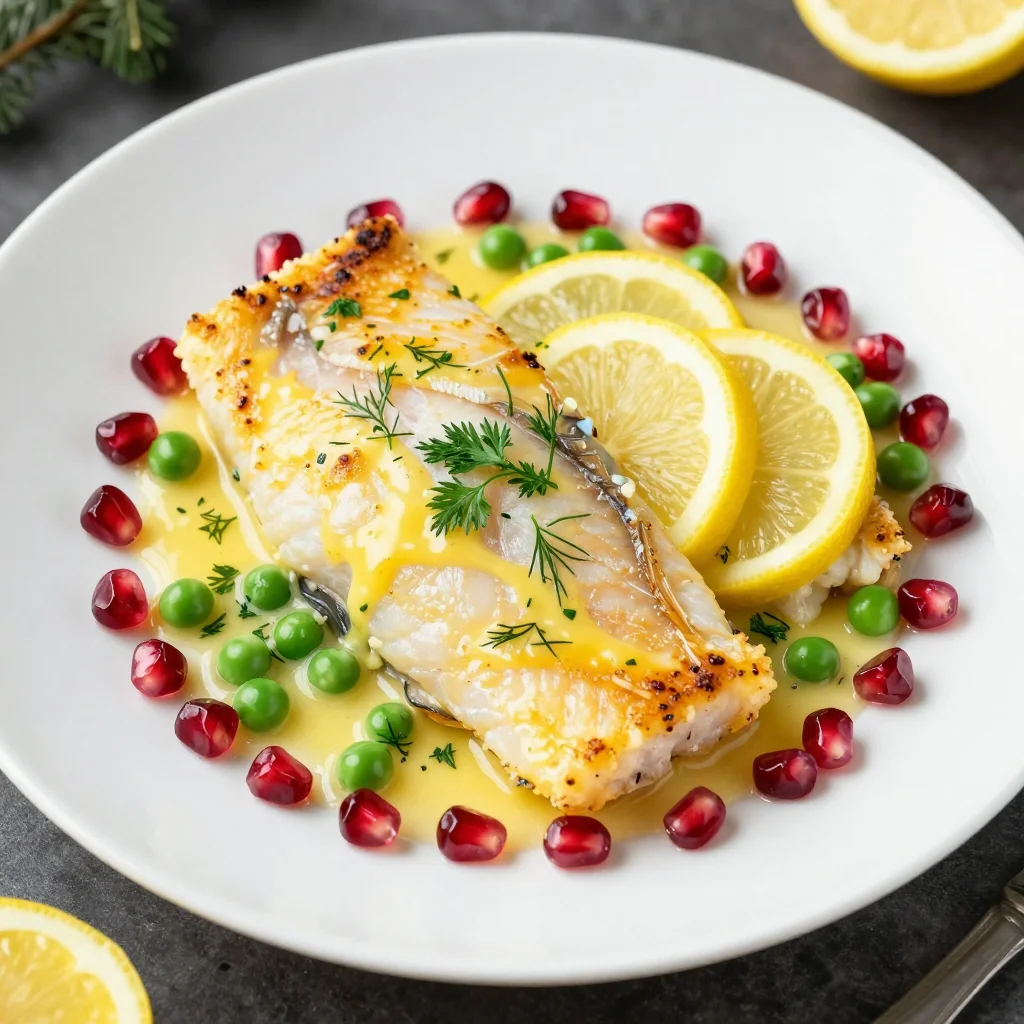 Lemon Butter Baked Cod for a Fresh New Year's Day Entree