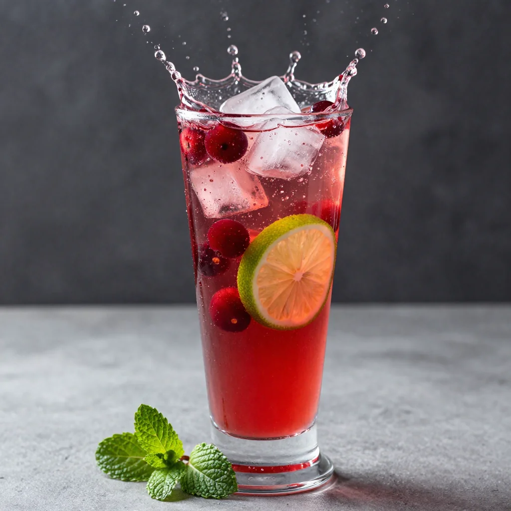 Cranberry Lime Detox Water for Holiday Leftovers