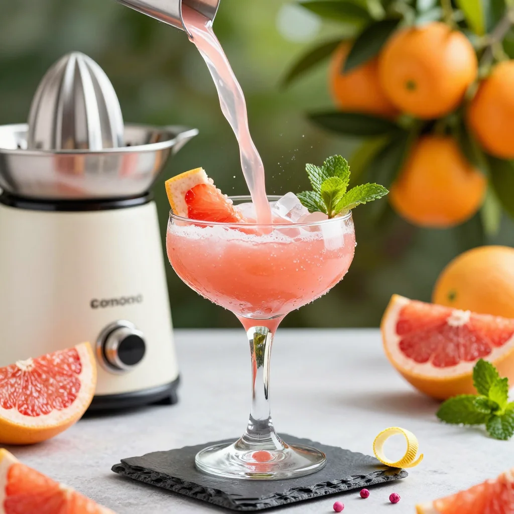 New Year's Grapefruit Smoothie for Zesty Morning Energy