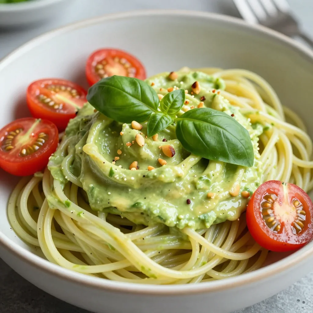 Creamy Avocado Pasta for Dairy-Free Comfort Food