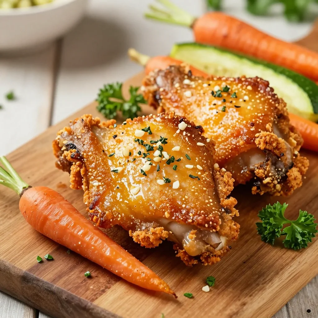 Crispy Air Fryer Chicken Thighs for Healthy Dinner