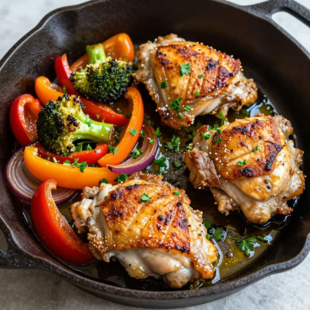 Easy One-Pan Chicken and Veggies for a Busy Night