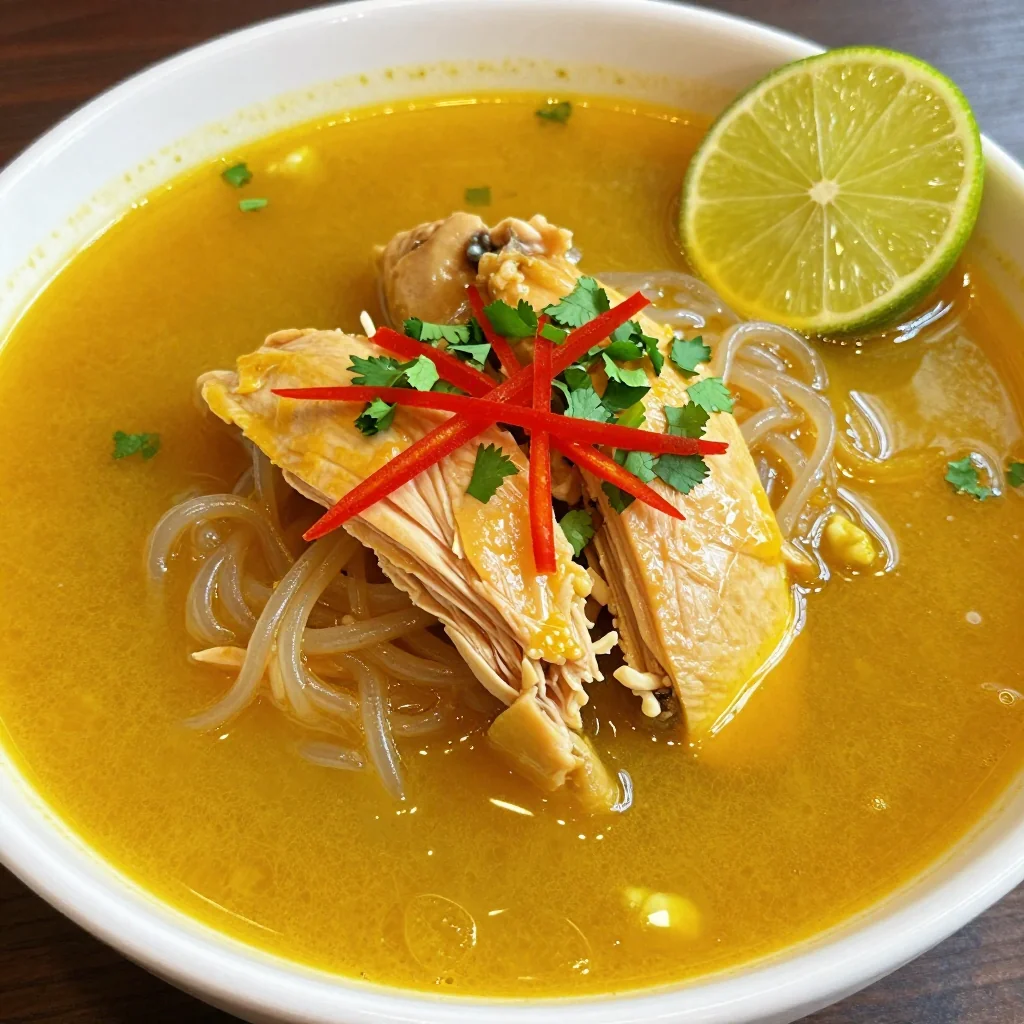 Golden Turmeric Chicken Soup for a Healthy January Reset