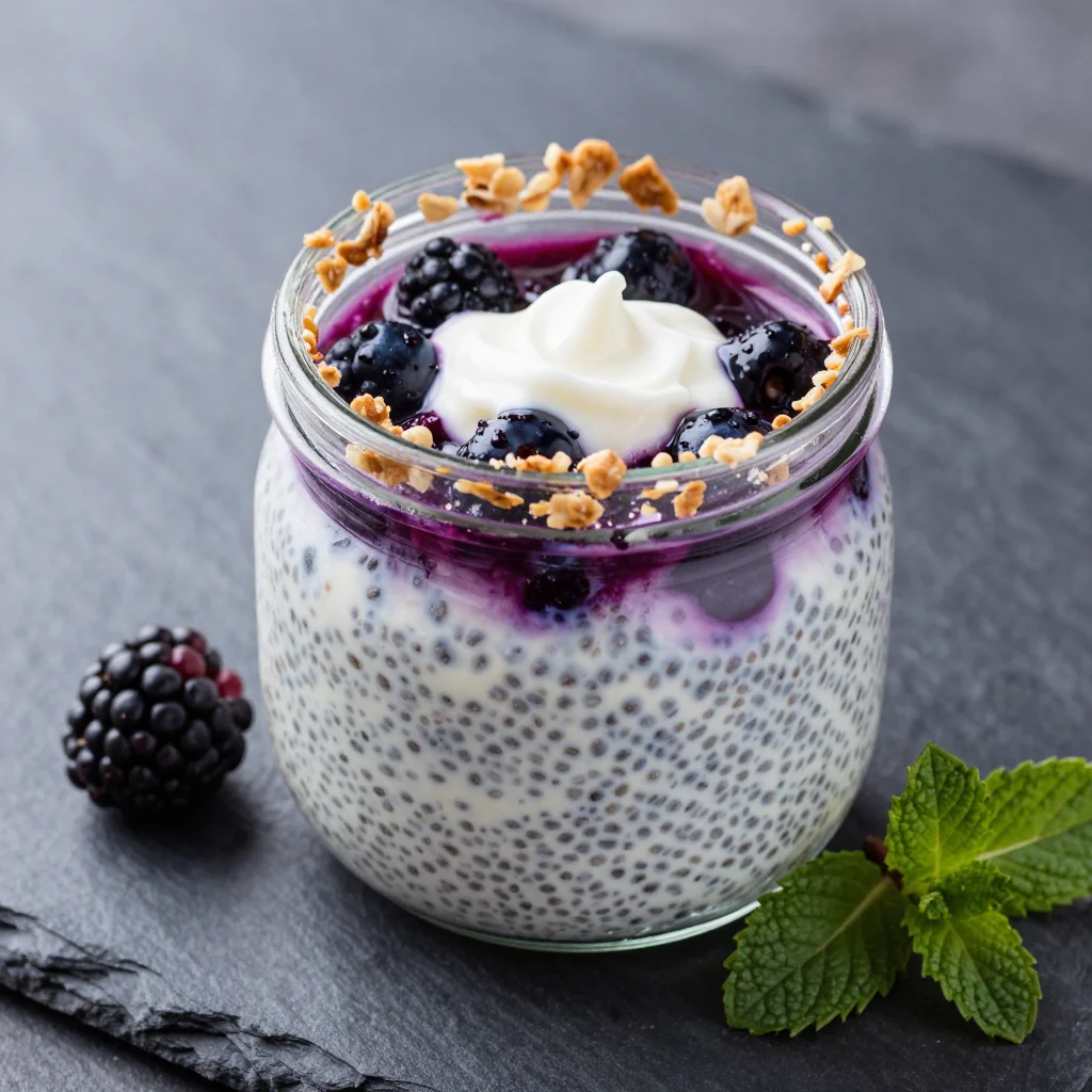 Freezer Prep Overnight Chia Pudding for Healthy Winter Breakfasts