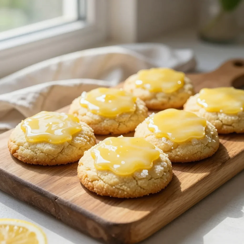 Lemon Ricotta Cookies with Glaze