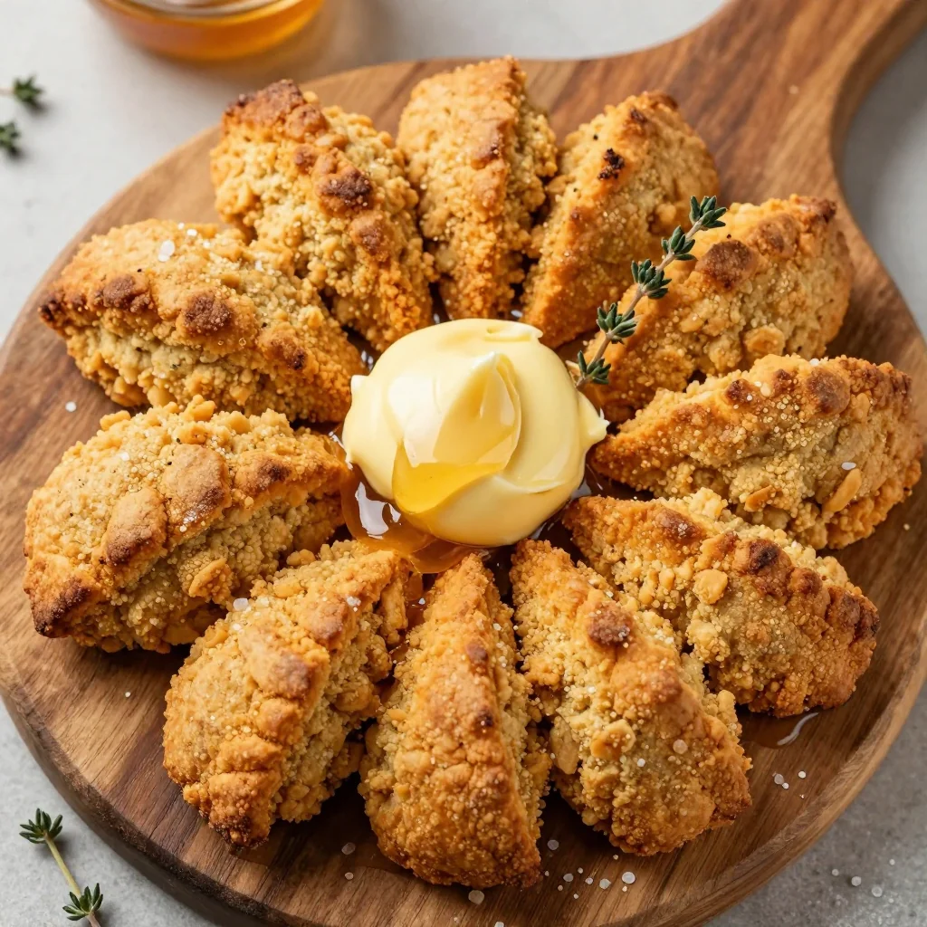 MLK Day Sweet Potato Biscuits with Honey Butter for Breads