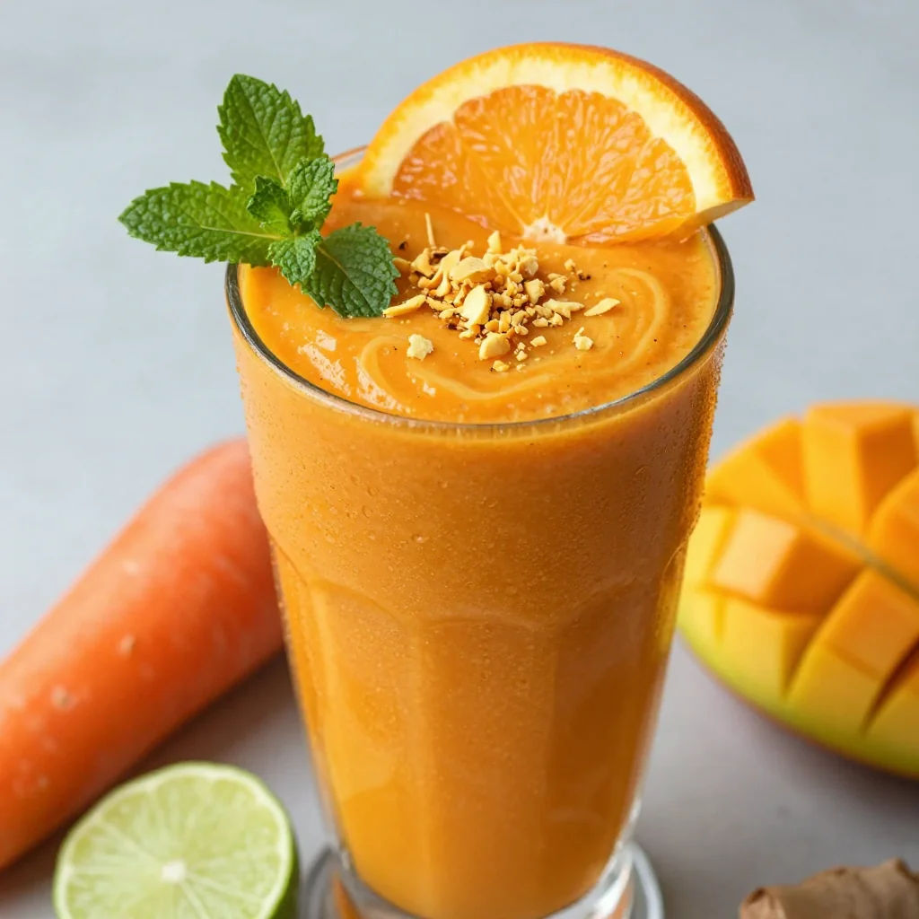Immunity Boosting Citrus Smoothie with Ginger