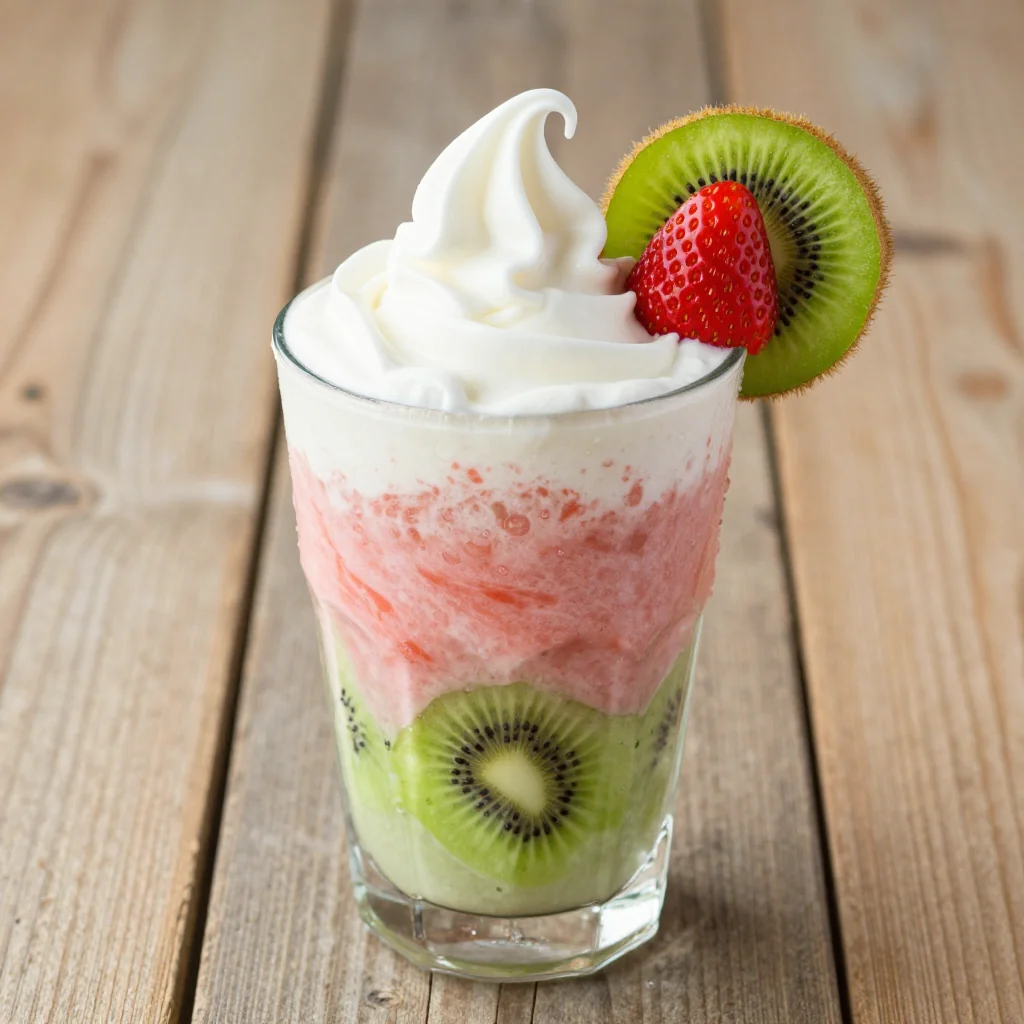 New Year's Day Strawberry and Kiwi Smoothie