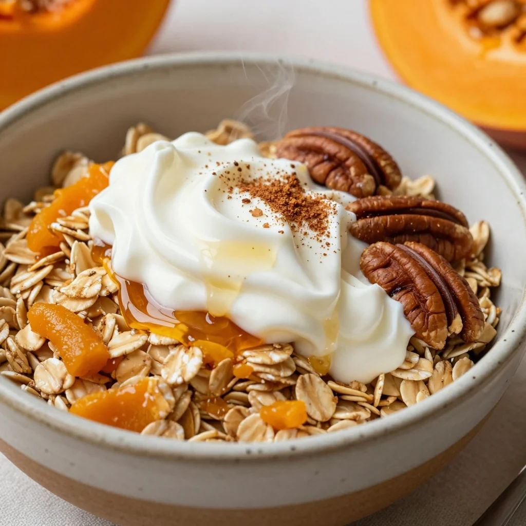 Cozy Pumpkin Spice Oatmeal for Cold January Mornings