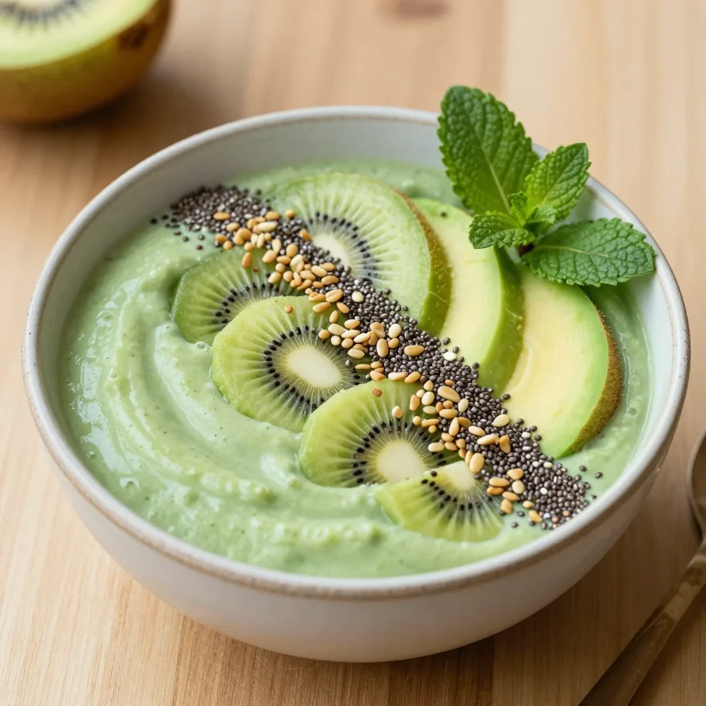 Cucumber Detox Smoothie Bowl for Clean Eating