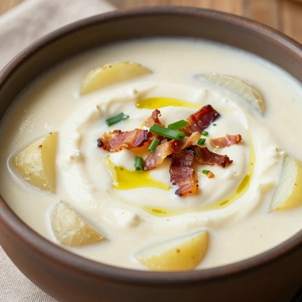 Creamy Potato Leek Soup for a Simple Winter Lunch