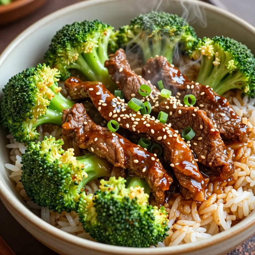 Quick Weeknight Freezer Beef and Broccoli with Brown Rice
