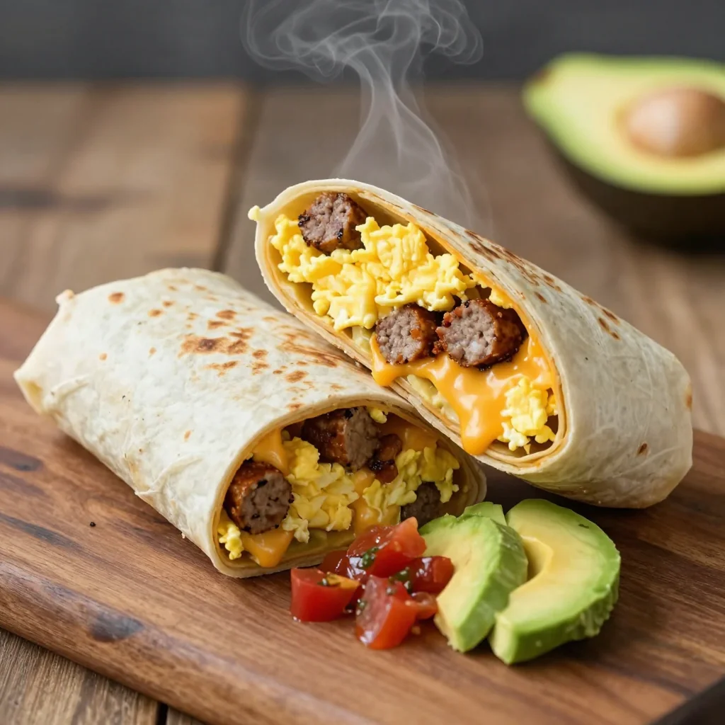 Freezer Breakfast Burritos for a Quick Morning