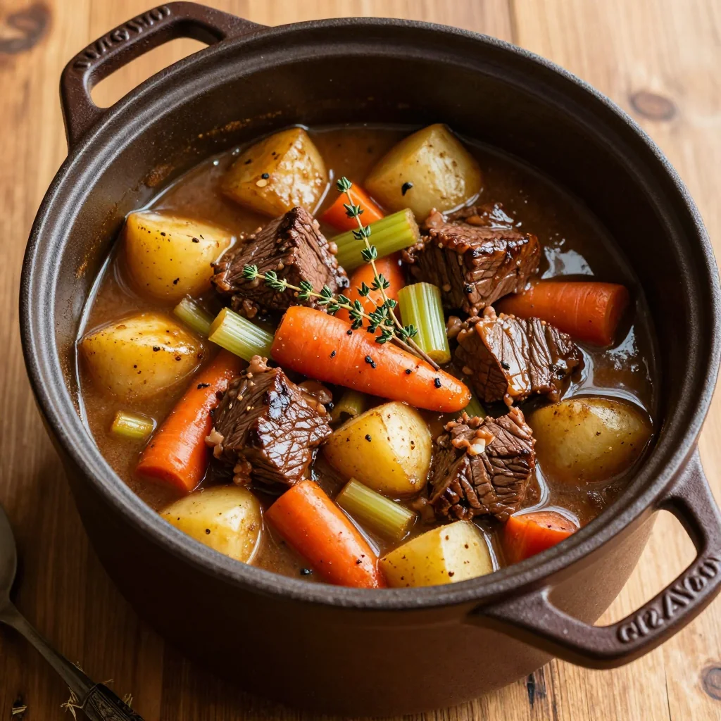 Easy Slow Cooker Beef Stew for MLK Day Family Dinner