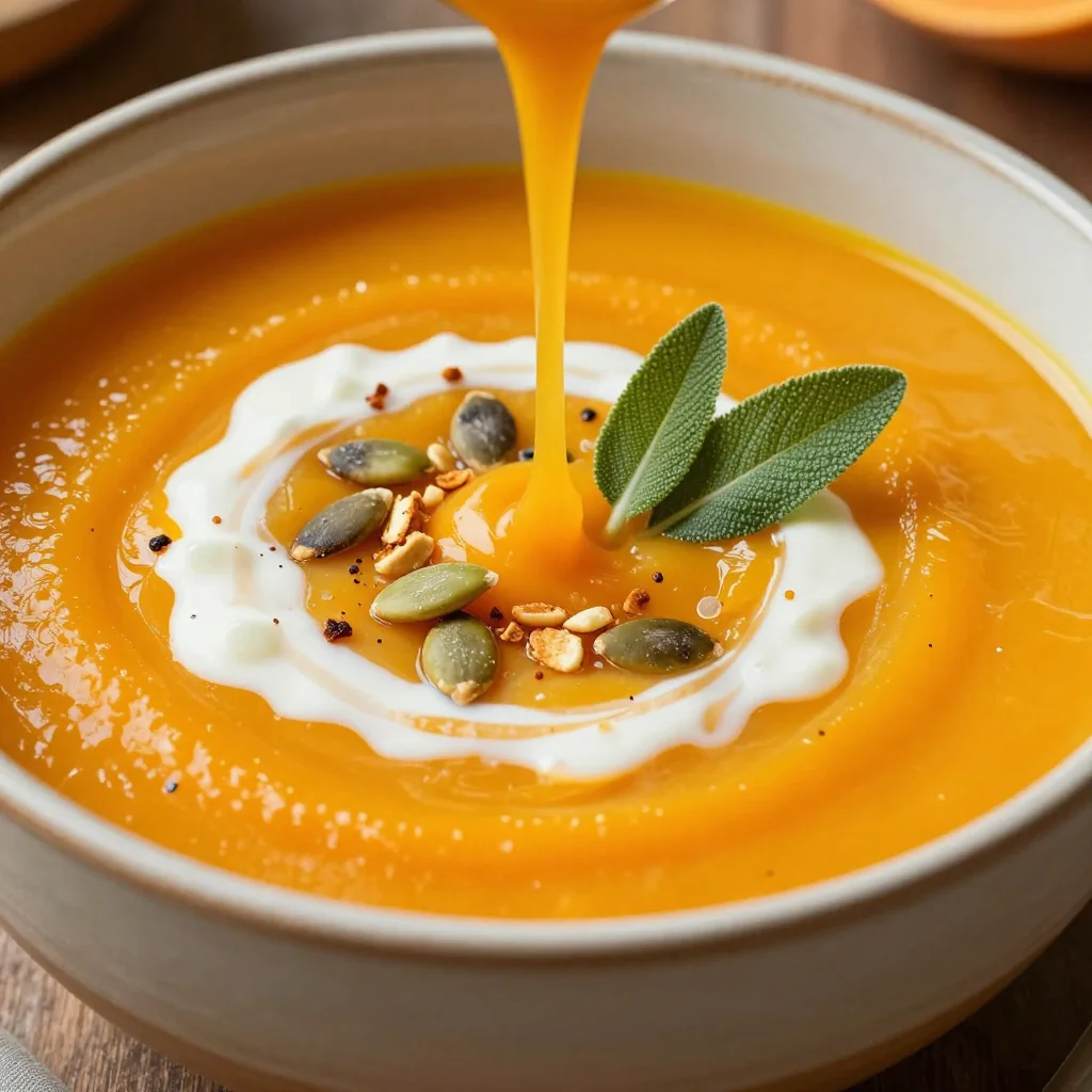 Healthy Slow Cooker Butternut Squash Soup for Detox