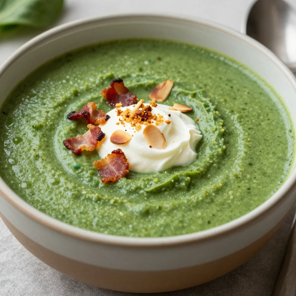 Keto Creamy Spinach Soup for a Cozy Lunch Bowl