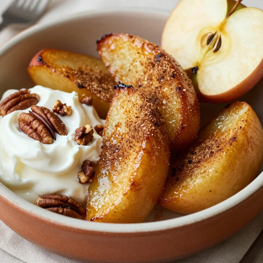 Cinnamon Sugar Roasted Apples for a Simple Breakfast