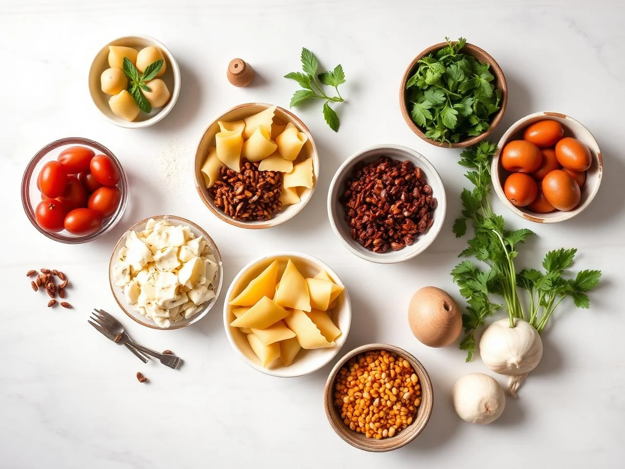 Ingredients for Agnolotti