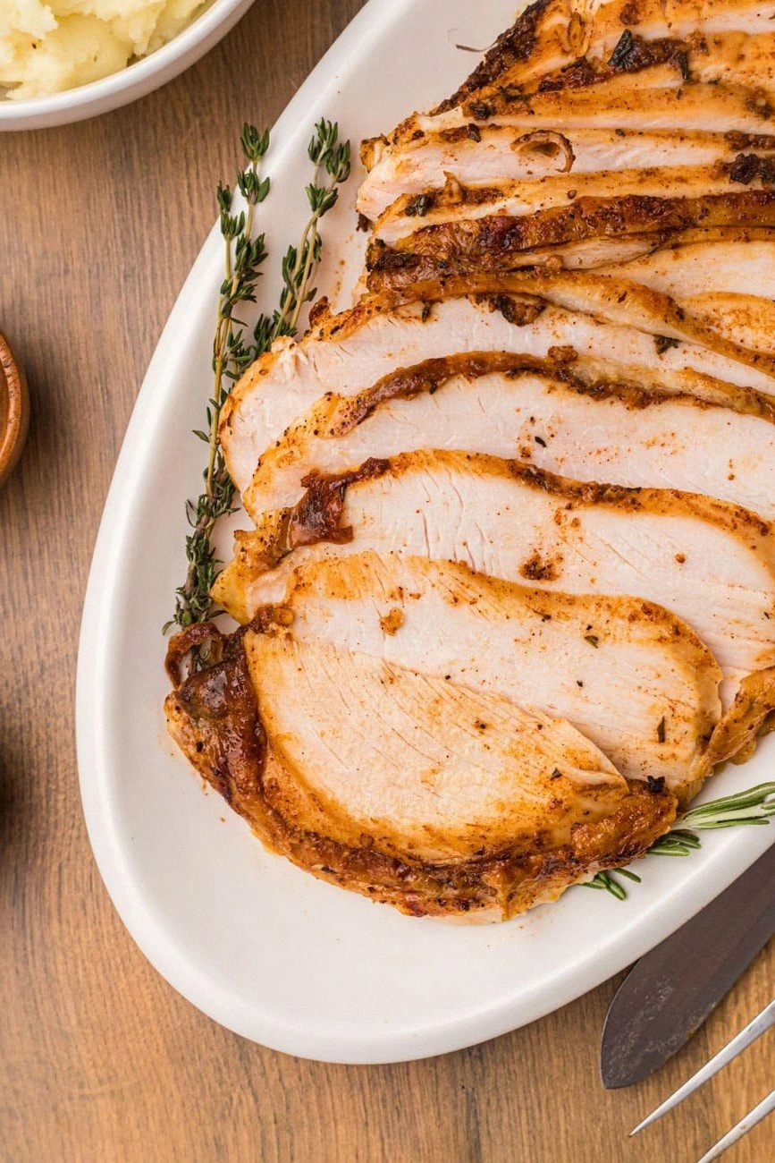 Air Fry Bone In Turkey Breast