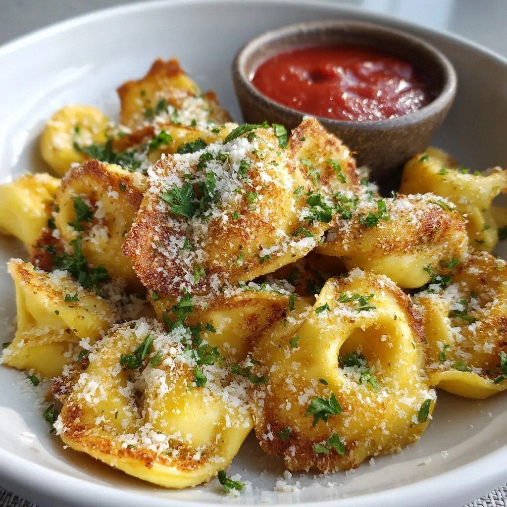 Air Fryer Cheese Tortellini: T