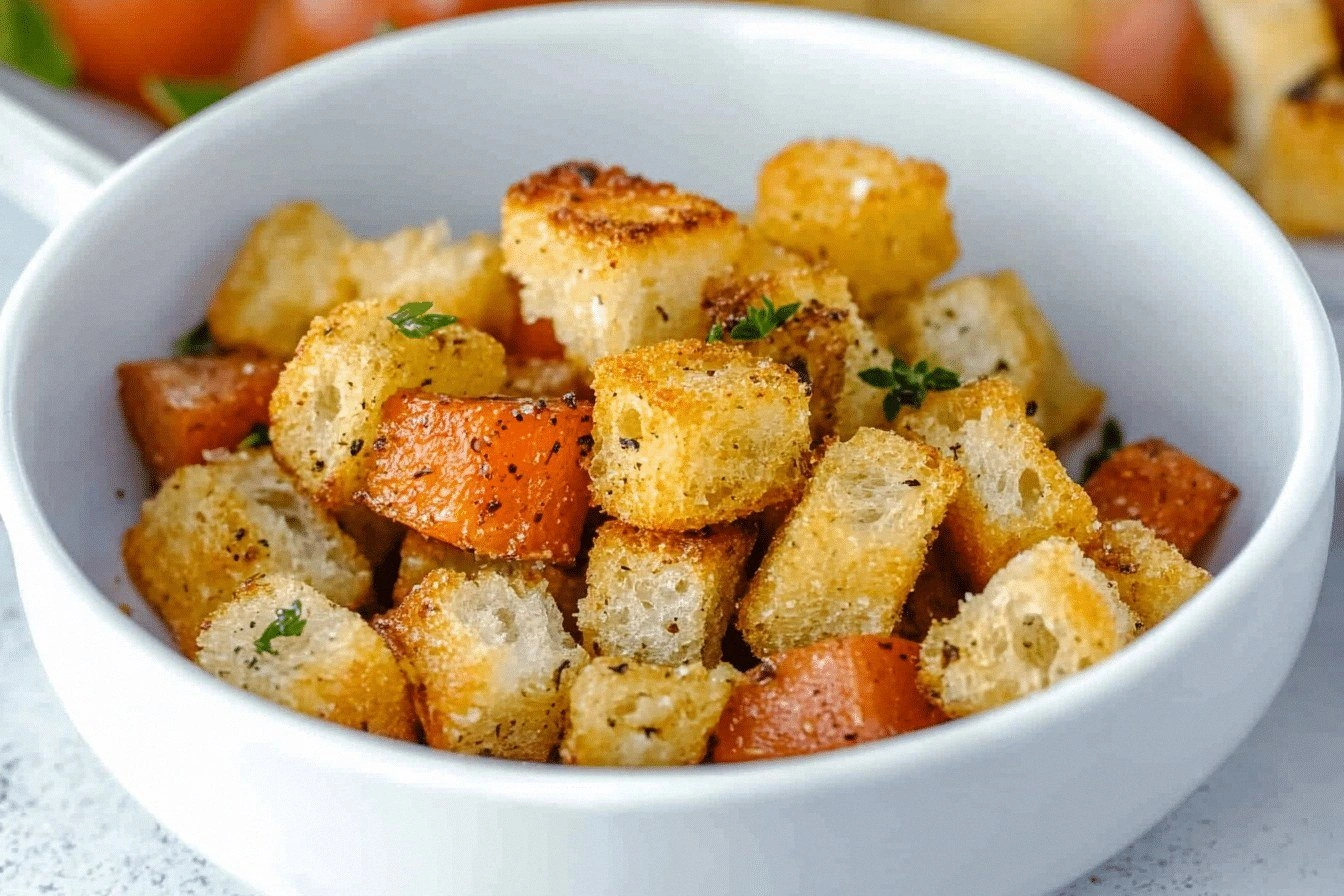 Air Fryer Croutons