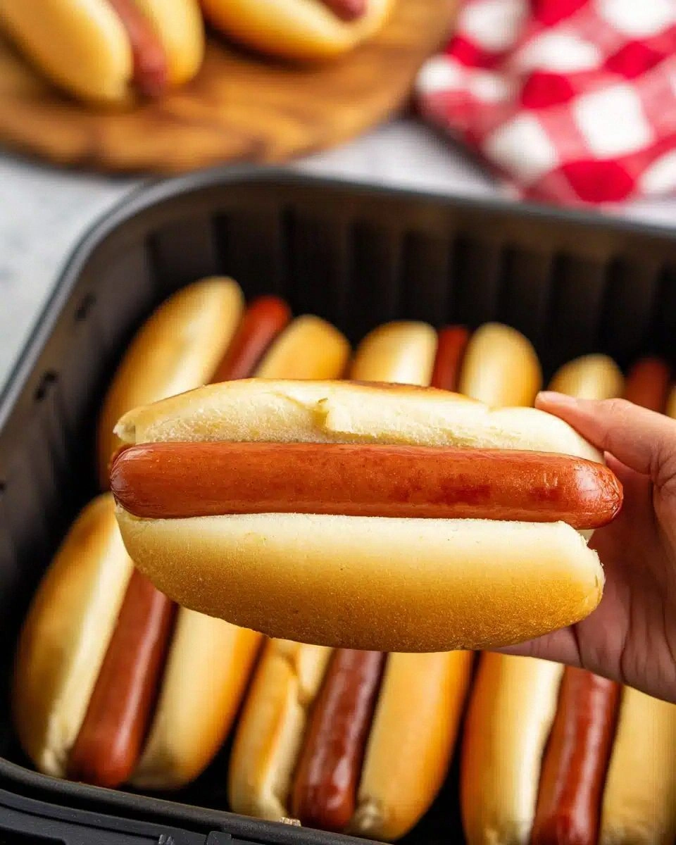 Air Fryer Hot Dogs Recipe