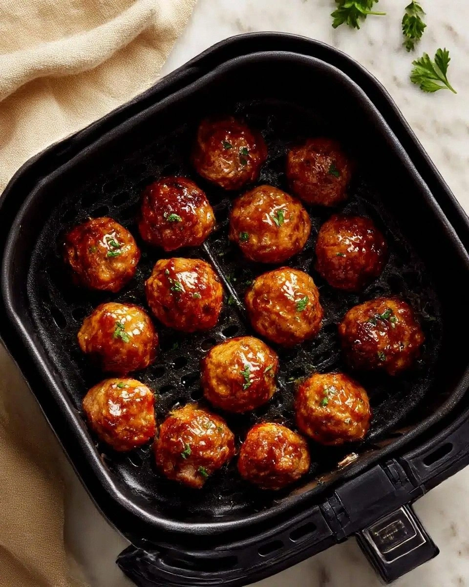 Air Fryer Meatballs Recipe