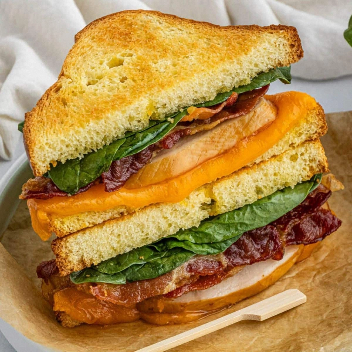 Air Fryer Turkey Sandwich