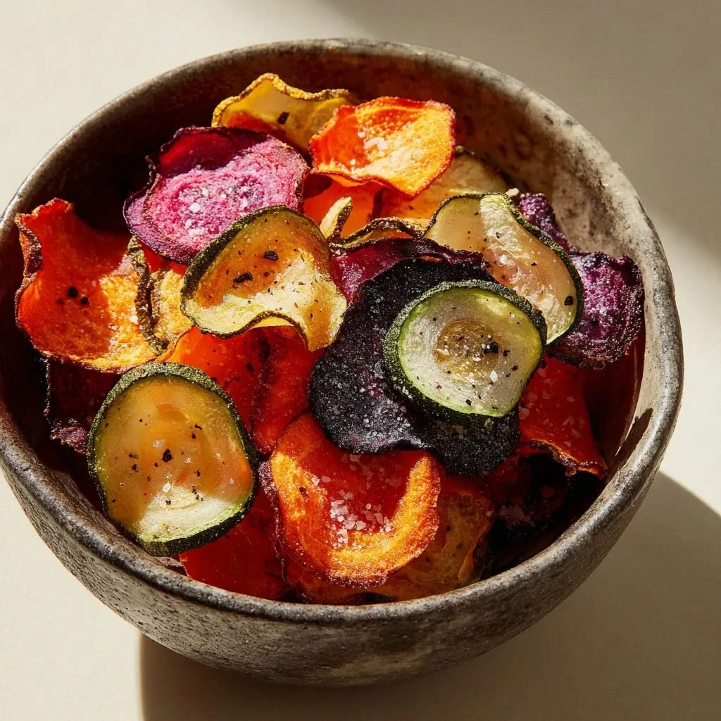 Air Fryer Veggie Chips: Crispy