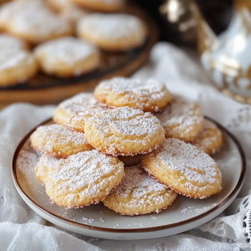 Almond Cloud Cookies (Light, C