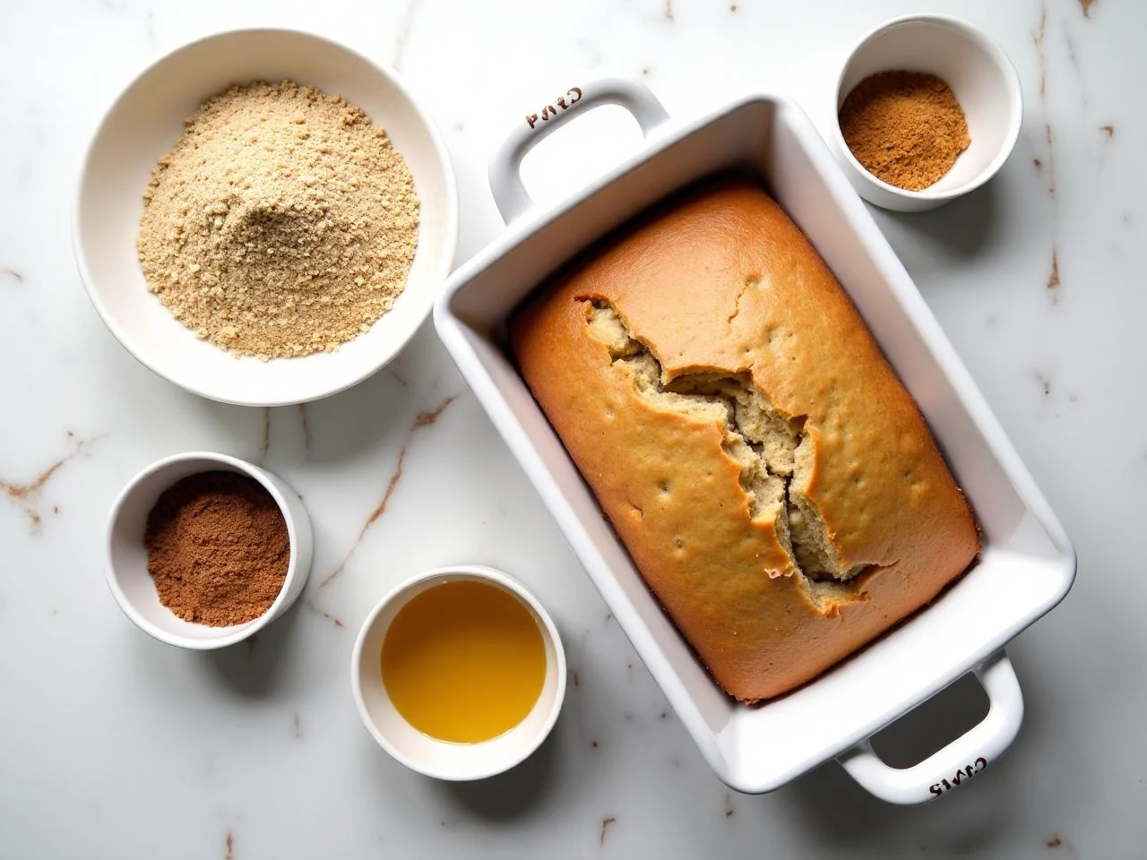 Ingredients for Almond Flour Banana Bread