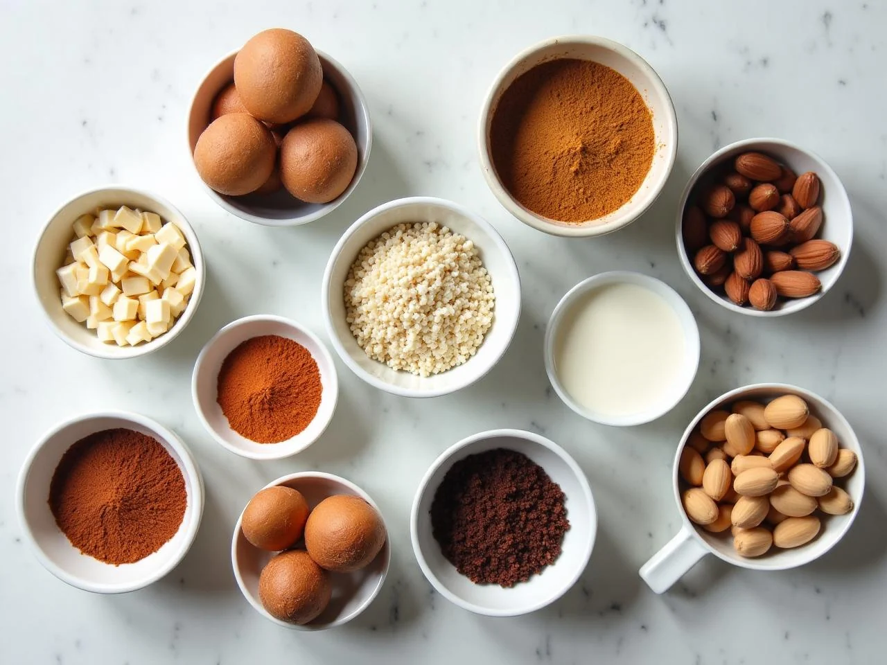 Ingredients for Almond Flour Brownies
