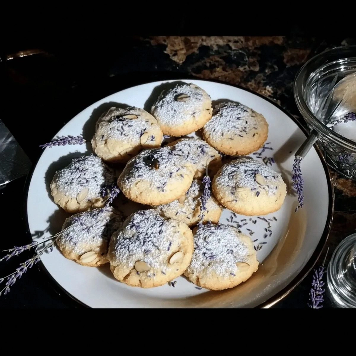 Almond Lavender Butter Cookies: A Sweet Floral Escape